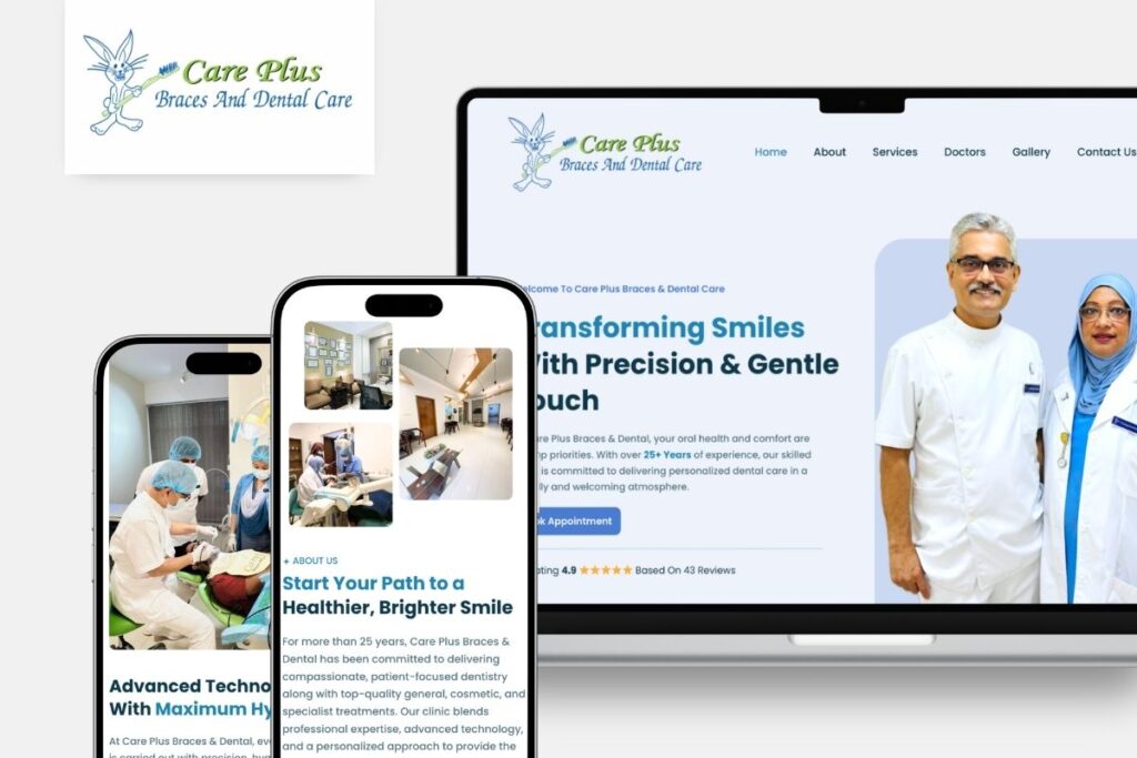 Our work for Care Plus Braces And Dental Care